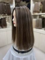 Perruques frontales en cheveux humains vierges en gros, base en soie transparente respirante, longues, densité 180%, toutes couleurs, aspect naturel