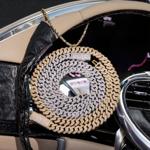 8mm 925er Sterlingsilber Hip-Hop Moissanit-Halskette – Schneller Versand aus US-Lager, zertifiziert, Iced GRA Strang, rhodiniert - Product Image 4