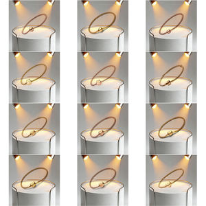 Bracelet Original Plaqué Or 18K Rose 16-21CM avec Zircons Pavés en Forme de Cœur et <span class=keywords><strong>Arbre</strong></span>, Compatible Breloques DIY, Cadeau d'Anniversaire, Vente Chaude - Product Image 2