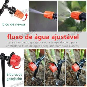 Kit de riego por goteo de 40 metros, sistema automático de riego de flores de PVC para macetas de jardín y horticultura - Product Image 5