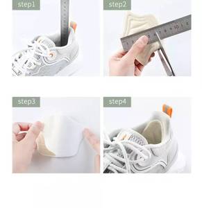 Plantillas para zapatos deportivos, <span class=keywords><strong>almohadillas</strong></span> de tacón de tamaño ajustable, antidesgaste, almohadilla para <span class=keywords><strong>pies</strong></span>, plantilla de inserción, Protector de talón, pegatina trasera - Product Image 6