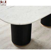 Table basse convertible moderne en marbre blanc naturel de haute qualité, comptoirs de salle à manger, dessus de meuble-lavabo, pour hôtels, cuisines et salons