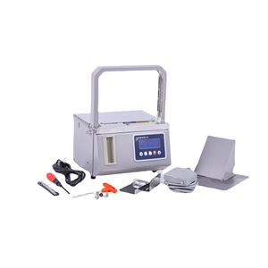 Machine à lier semi-automatique de haute qualité pour ruban OPP, liens thermofusibles, bâtonnets de légumes, bâtonnets de pain, tiges métalliques, emballages alimentaires, bois - Product Image 2