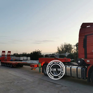 Nuevo Semirremolque de Cama Baja Extensible de 4 Ejes para Excavadora, 80 Toneladas, Tipo Gooseneck, Lowboy, Low Loader, Semirremolque de Carga Baja, de <span class=keywords><strong>Segunda</strong></span> <span class=keywords><strong>Mano</strong></span> - Product Image 5