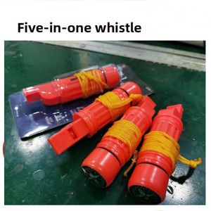 <span class=keywords><strong>อุปกรณ์</strong></span>ฝึกอบรมเอา<span class=keywords><strong>ชีวิต</strong></span>รอดกลางแจ้งแบบพกพา 5-in-1 พร้อมนกหวีด หินเหล็กไฟ/กล่อง/กระจก/เข็มทิศ - Product Image 2