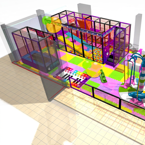 Equipo de Juegos Interior Comercial para Niños, Juego Completo, Ecológico, Certificado por la CE, Tamaño y Color Personalizables - Product Image 1