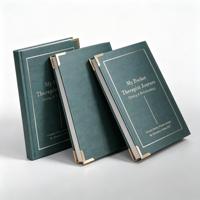 Carnet de planification quotidienne personnalisé A5 avec couverture en tissu, journal intime, reliure cousue, impression