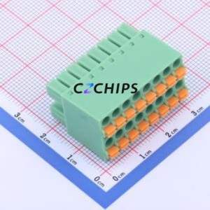 KF2EDGKNH-3.81-2*8P Plug-in Terminal Block P=3.81mm Connector ( Connector Type: Plug )( Construction: 2x8P )( Pitch: 3.81mm ) - Product Image 1