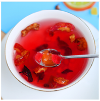 Rum Gearomatiseerde Fruit Thee Gemengd Gedroogd Fruit Bloemen Thee Met Blauwe Bessen Raspberry