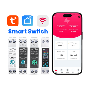 Công tắc rơle WiFi thông minh 63A TUYA, cầu dao tự động, bảo vệ quá dòng, thiếu điện áp, đo công suất, điều khiển từ xa TONGOU - Product Image 1