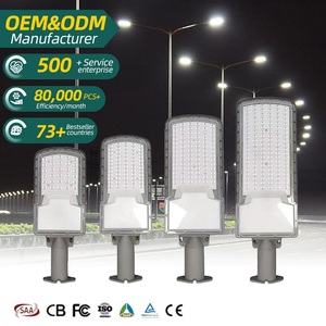 Lampe de rue LED intégrée tout-en-un, étanche IP66, en aluminium, prix d'usine, 50W, 100W, 150W, 200W, 4KV, DOB - Product Image 1