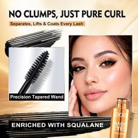 Sérum Volumisant et Bouclant Végétalien Waterproof Anti-Bavures Enrichi en Squalane Doux Longue Durée Non-Clacotant Halal pour