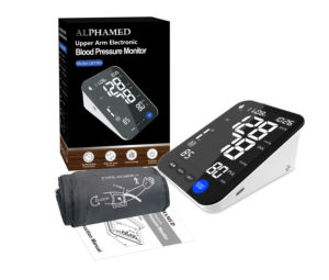 AlphaMed 전체 자동 디지털 혈압 모니터 혈압계 혈압 측정기 혈압 모니터 - Product Image 6