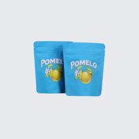Stock refermable Blue Candy Doypack 3.5G sac en plastique recyclable de qualité alimentaire fermeture éclair mylar odeur preuve support pochette gravure imprimée