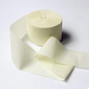6 Rouleaux de Guirlandes en Papier Crépon 4,5 cm * 25 m, Arc-en-ciel Argenté <span class=keywords><strong>Blanc</strong></span> Bleu, Pompons pour Décoration de Fête, Mariage, Rideau - Product Image 2