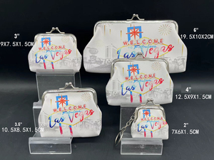 Tour romantique en France Souvenirs <span class=keywords><strong>de</strong></span> la Tour Eiffel à Paris Porte-<span class=keywords><strong>monnaie</strong></span> Impression par sublimation <span class=keywords><strong>de</strong></span> logo personnalisé d'usine en cuir Pu - Product Image 6