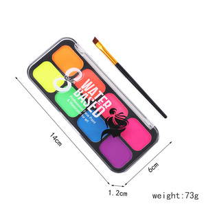 Tablero de dibujo de 8 colores transfronterizo ABS Plástico Unisex Niños Halloween Soluble en agua Juego de secado rápido - Product Image 3