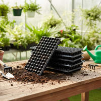 Pot de fleurs écologique et durable en PET pour semis, idéal pour le jardin et l'intérieur/extérieur