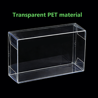 Boîte de présentation en plastique pour collection Ultra Premium 151 UPC avec matériaux recyclés, design personnalisable en PET, boîtes en acétate