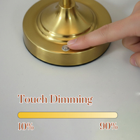 Lampe de table en vente chaude, abat-jour en tissu remplaçable, batterie rechargeable personnalisable, lampe pour mariage, restaurants, décoration de la maison