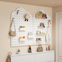Étagère murale moderne en bois en forme de nuage pour chambre d'enfant et entrée