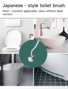 Escova Sanitária Realida com Bolhas de Limpeza, Descartável na Sanita, para Limpeza Profunda de Sanitários, com Cerdas Curvas - Product Image 3