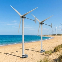 Générateur éolien horizontal de type dynamo 5KW 10KW de fabrication chinoise, contrôleur de turbine éolienne compatible
