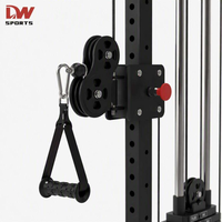 Station de musculation murale à câble unique avec pile de poids à broches, appareil de musculation fonctionnel pour la maison, machine à câble à poulie réglable