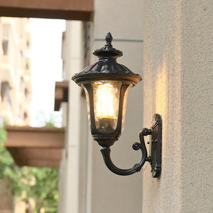 Lampe de jardin murale extérieure en alliage d'aluminium avec diffuseur en verre trempé, lumière LED étanche 3500K blanc chaud, garantie 10 ans - Product Image 4