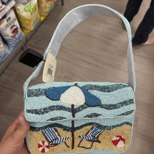 Monedero Bordado con Cuentas de Estilo Chino, Hecho a Mano, Ligero, Personalizable, Forma Cuadrada, Artesanía MOHSIN - Product Image 1