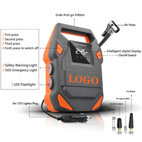 Gonfleur de pneus numérique intelligent multifonction portable de qualité supérieure pour voiture, SUV, tout-terrain, avec aiguille, prise allume-cigare