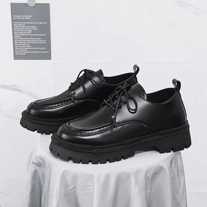 Zapatos de Cuero Wenzhou, Zapatos Cómodos para Caminar, Zapatos de Cuero Negros para Hombre - Product Image 1