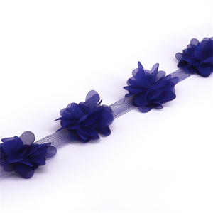 5cm Width 3D Flower Embroidery Lace Trimming Soft for Ladies <strong>Dress</strong> Lingerie <strong>Underwear</strong> - Product Image 3