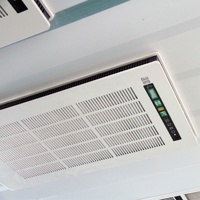 Purificateur d'air monté au plafond pour salle de fumeurs, à haut débit d'air, élimination de la fumée, stérilisation, filtration multicouche, gain de place