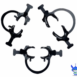 C-Shape Dental Cheek Lip Retractor Handle Blue/Clear Small/Big Multi-Purpose <b>Teeth</b> <b>Whitening</b> Accessory Food Grade Plastic for - Product Image 2
