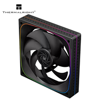 Noir Thermalright TL-Q12 120mm ARGB PWM PC Case Fan 2000RPM 68.9CFM High Airflow S-FDB Fan de refroidissement pour PC de jeu