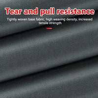Bâche en toile personnalisée imperméable, tissée Ripstop, enduite de PVC 500 g/m², résistante à l'abrasion, à motif géométrique abstrait, pour tente