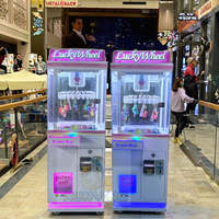 BON PROFIT Push To Win Toy Arcade Game Machine Loterie Prize Lucky Wheel Clip Game Machine à vendre