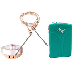 เครื่องรับสัญญาณพกพา หูฟัง 2 ขา สีม่วง ขนาด L สำหรับเครื่องช่วยฟัง/เครื่องช่วยฟังพกพา - Product Image 2