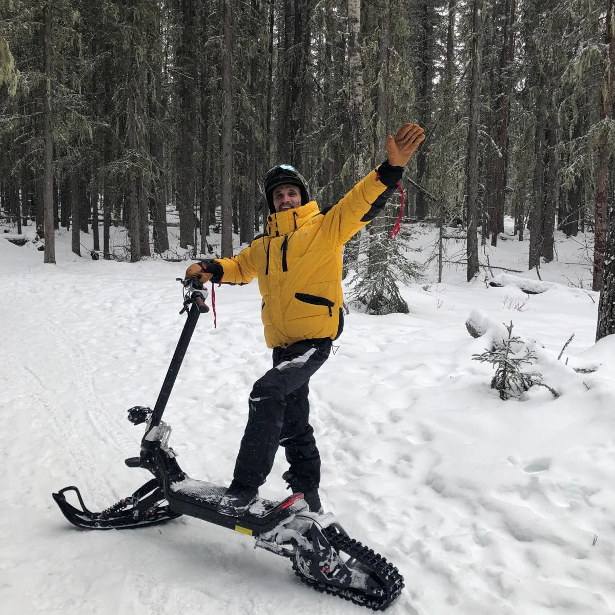 Electric Snow Scooter Kit 2025 Foldable 3-in-1 Design