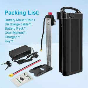 Batería para Bicicleta Eléctrica de 36V, Batería para Bicicleta Eléctrica de 48V, Batería de 20Ah, 25Ah, 30Ah, Batería Silverfish para Montaje en Asiento, Batería de Iones de Litio Silverfish - Product Image 5