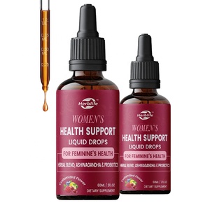 Private Label OEM Women's Health Health Support Liquid Drops Supplements for Women Chasteberry, Black Cohosh - Product Image 1