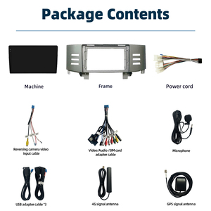 9.5 "2000*1200 2K QLED màn hình cảm ứng Android 13 đài phát thanh xe DVD Player Auto Stereo Video Player cho Toyota Mark x 2004 - 2009 - Product Image 3