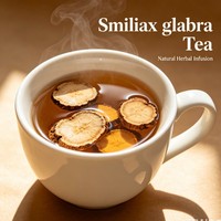 Racine de Sarsaparille Chinoise Séchée, Arôme Herbal Léger et Terreux, Matière Première pour Soupe et Gelée, Additif Végétal pour Boissons