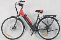 Vélo électrique Feiwel 27,5 pouces à cadre bas, 7 vitesses, batterie intégrée 36V, vélo de banlieue urbain pour femmes et seniors