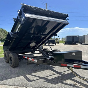 New Design Wholesale <b>Farm</b> 5x10 Hydraulic Dump <b>Trailer</b> Gear Motor Core Components Heavy Load Capacity Agricultural Transport High - Product Image 5