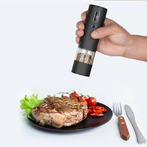 Conjunto de Moedores Elétricos de Sal e Pimenta - Moedores Automáticos Recarregáveis de Sal e Pimenta para Cozinha com Carregamento Externo - Product Image 3