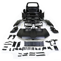 Kit de lifting extérieur complet pour Toyota Prado 2004-2022, mise à niveau style LC300 : pare-chocs avant, capot, hayon, ailes, phares, feux arrière