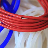 Cordon caoutchouc silicone flexible extrudeuse, tube personnalisé rond