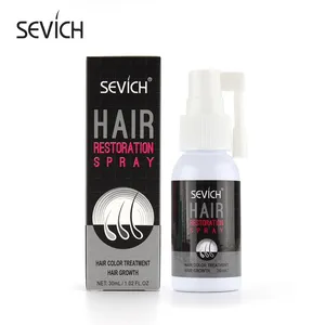 Private Label Hair Color Restore To Natural Anti Grey Hair Treatment Spray Herbal Hair Growth Spray